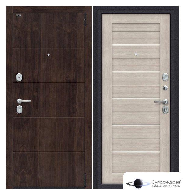 Металлическая дверь el’Porta S 4.Л22 (Graphite Pro/Nordic Oak)